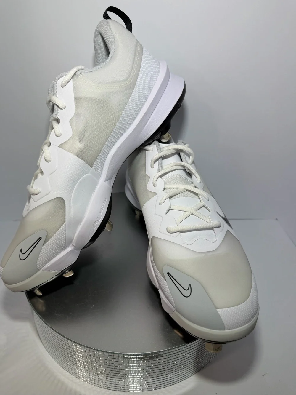 Nike White and Light Gray Athletic Trainers size 13 new w/out tags
